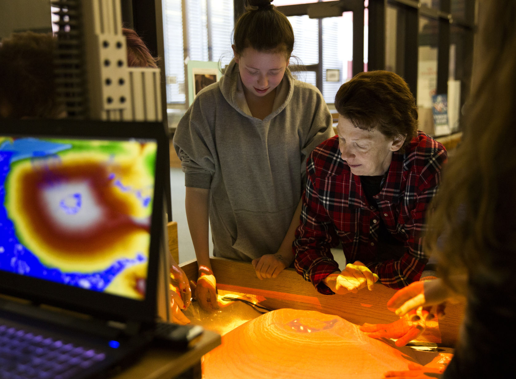 Augmented reality sandbox